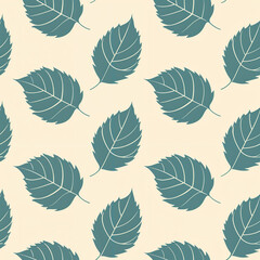 Obraz premium botanical leaves leaf multi colors seamless pattern, wallpaper, cute design for fabric, interior decor, wrapping paper, painting, abstract decor