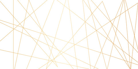 Obraz premium Luxury seamless premium shiny golden random chaotic square and triangle lines on transparent background. Vector, illustration
