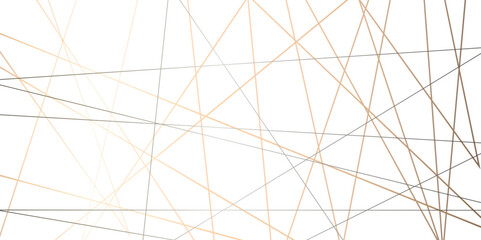 Seamless luxury geometric premium golden random chaotic lines on transparent background. Luxury banner presentation gold line vector, illustration.