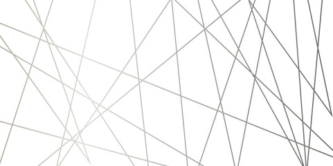 Gradient silver black random chaotic lines on transparent background. 