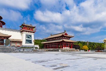 Obraz premium View of Rongzi winery, Xiangning County, Linfen City, Shanxi Province