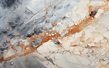 Naklejka premium Detailed close-up of marble surface. Generative AI