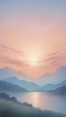 Fototapeta premium sunset in summer