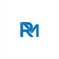 RM Logo Design Vector, Initial Letter MR, Alphabet letter icon logo RM, letter RM logo, Monogram RM Logo



