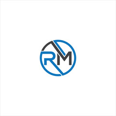 RM Logo Design Vector, Initial Letter MR, Alphabet letter icon logo RM, letter RM logo, Monogram RM Logo



