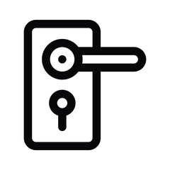 Door lock icon with high quality graphics, easy to use and download