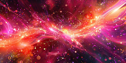 Fototapeta premium Discount Galaxy: Abstract galaxy filled with stars made of sale tags and discount percentages