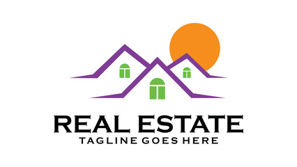 Real Estate Logo, house, logo, home, icon, estate, business