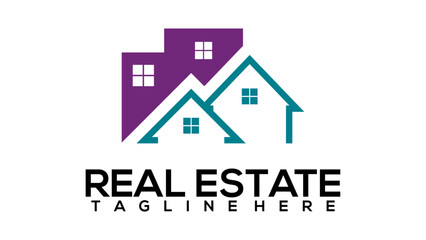 Real Estate Logo, house, home, icon, estate, building, logo