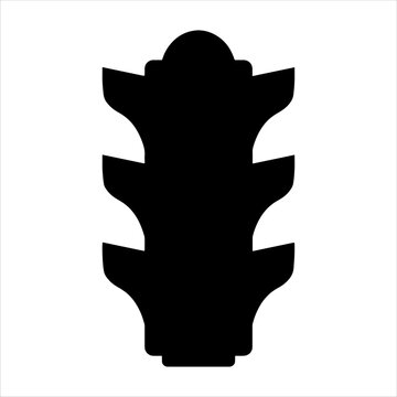 recommend clip art: Traffic light silhouette isolated on white background. Traffic light icon vector illustration design.