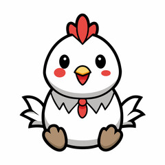 Cute Cartoon Chicken