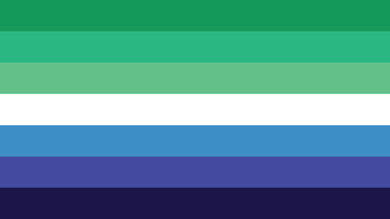 Gay Men&rsquo;s Pride Flag. Pride Flag. LGBT+ colored flag. Pattern. Pride Parade. Multicolored LGBT+ linear flag. 