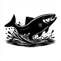 Fototapeta premium Fish are aquatic vertebrates characterized by gills, fins, and scales. 