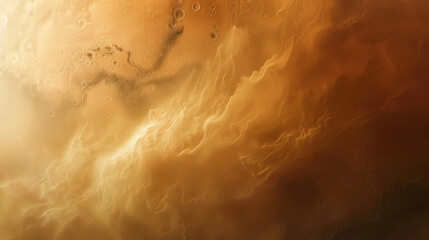 Naklejka premium A dramatic image of Mars during a planet-wide dust storm