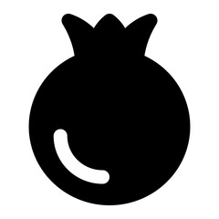 pomegranate icon for illustration