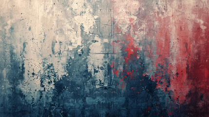 Vintage Grunge Minimalist Background with Worn-out Patches and Faded Colors