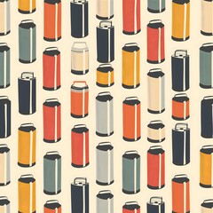 Obraz premium Concept = pattern, seamless, (Battery)