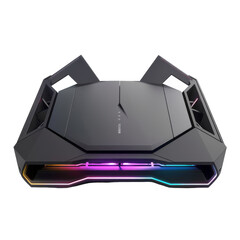 Stylish Outdoor Hanging Chair Concept Isolated on Transparent Background