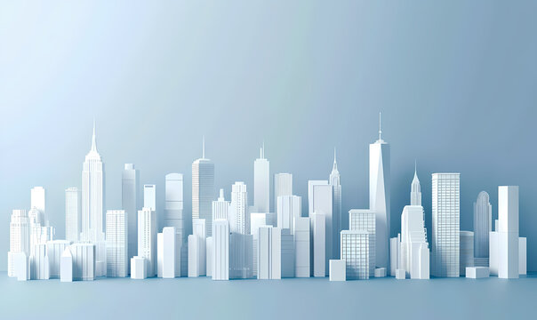 abstract city skyline