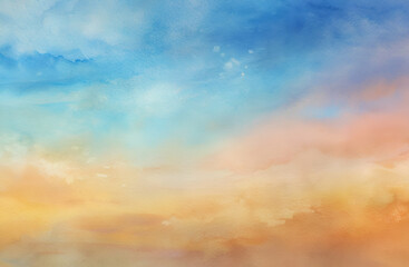 Obraz premium watercolor background geometric pattern with elegant chevrons in pastel mint and ivory