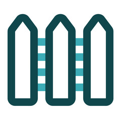 fence icon for illustration