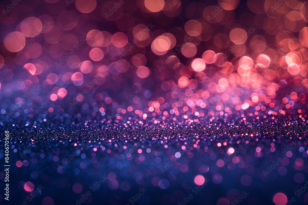 Canvas Prints abstract red and purple glitter bokeh background