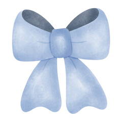 blue bow