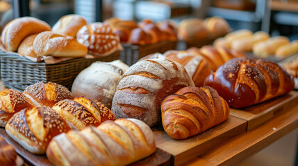 Bread Extravaganza: Multihued Bakery Wonders