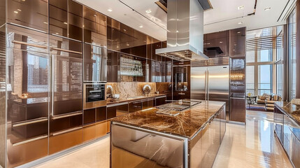 Chic and Stylish Kitchen Space with Premium Finishes