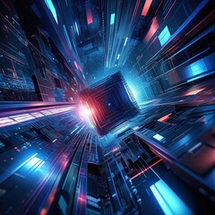 Obraz premium Background of technological concepts