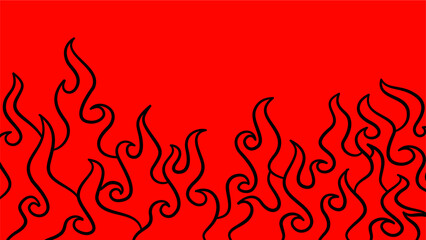 doodle fire background. Abstract Fire Background. Abstract flame Background. Flame Seamless Pattern. Fire flame seamless pattern.
