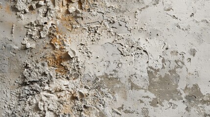 Fototapeta premium The texture is a mix of fine powdery grains and larger rougher chunks giving it a distinctive and uneven feel