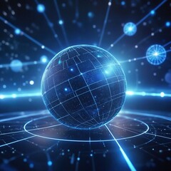 Naklejka premium Background of technological concepts