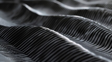 A detailed image of a textured fiberreinforced polymer surface featuring small ridges and valleys for added grip and strength