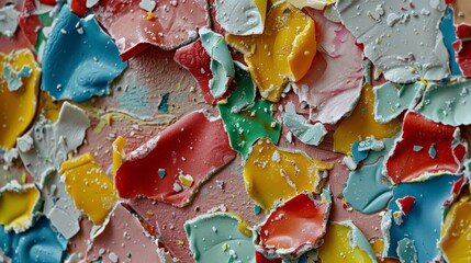 Fototapeta premium As I zoom in I can see small bits of chewed gum and melted candy stuck to the surface of the bin giving it a sticky and dirty appearance