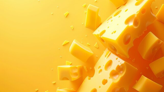 Tasty cheese background for your needs. Use this template to design something beautiful.