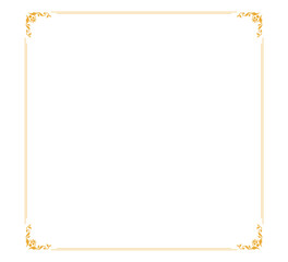 Vintage frame ornament with beautiful openwork flowers for pictures, vector illustration. Floral elements for monograms, invitations, frames, menus, labels and website designs.