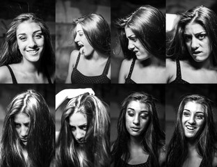 Dark Fashion Photoshoot of a 15-Year-Old Teenage Girl in Ruins
