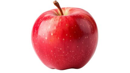 red apple isolated on png white 