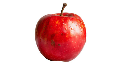 red apple isolated on png white 