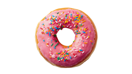 donut isolated on png white background