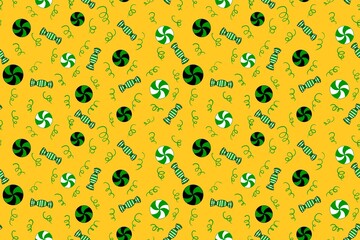 Christmas candy seamless sugar pattern for wrapping paper and fabrics