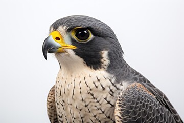 Fototapeta premium A close-up shot of a bird of prey in mid-flight, with its wings and talons visible