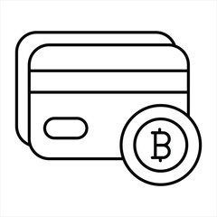 Bitcoin and Cryptocurrency Line Icons Pack