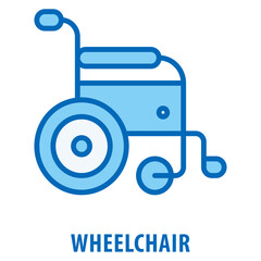 Wheelchair Icon simple and easy to edit for your design elements