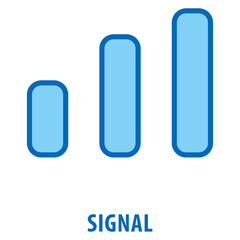 Signal Icon simple and easy to edit for your design elements