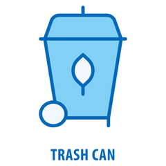 Trash can Icon simple and easy to edit for your design elements