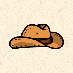 Set of colored vector doodle cowboys. Very suitable for completing designs in the desert, printing needs, and others.