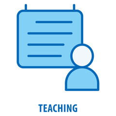 Teaching Icon simple and easy to edit for your design elements
