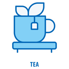 Tea Icon simple and easy to edit for your design elements